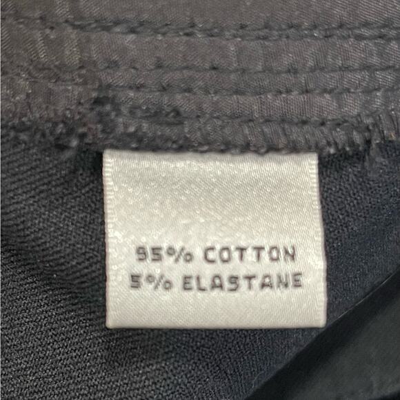 St.John Sport Black Denim Cropped Straight Leg Pants 4 - Picture 3 of 10